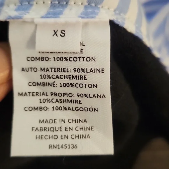 Naadam Asymmetrical Wool Cashmere Hybrid  Turtleneck Midi Sweater Dress - Picture 7 of 10